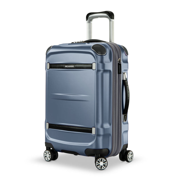 variant:45220052238528 RBH Rodeo Drive 2.0 Hardside Carry-On Spinner Luggage Silver Blue