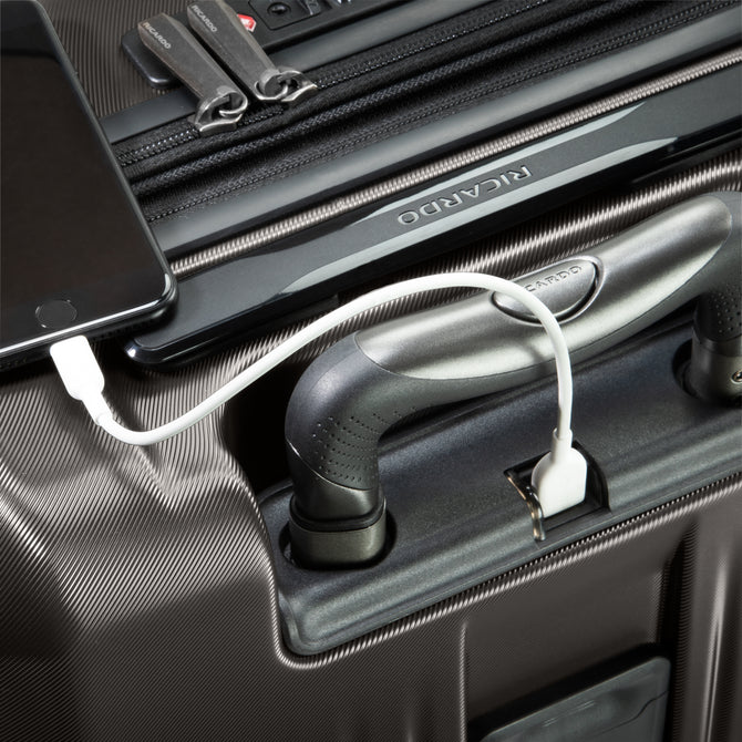 variant:43709385539776 RBH Montecito 2.0 Hardside Carry-On Spinner Luggage Graphite