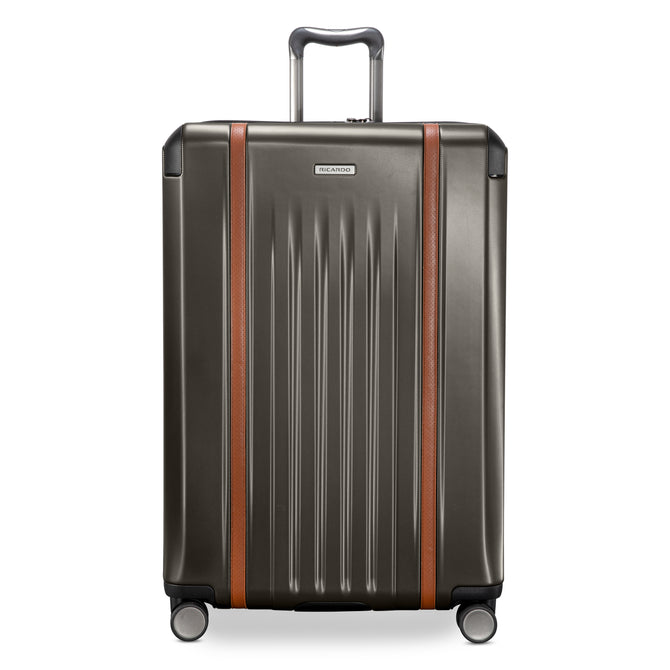 variant:43710649761984 RBH Montecito 2.0 Large Checked Spinner Luggage Graphite