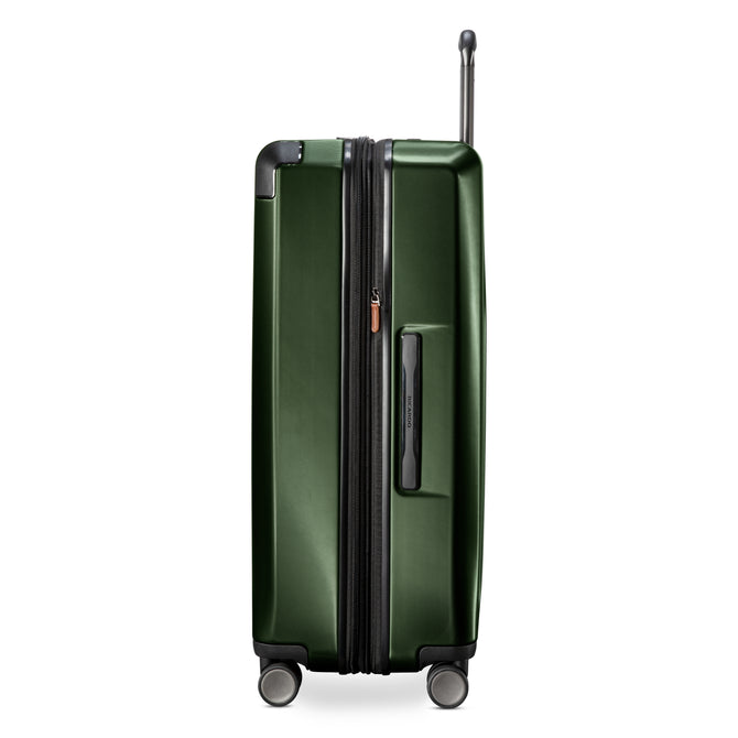 variant:43710649794752 RBH Montecito 2.0 Large Checked Spinner Luggage Hunter Green