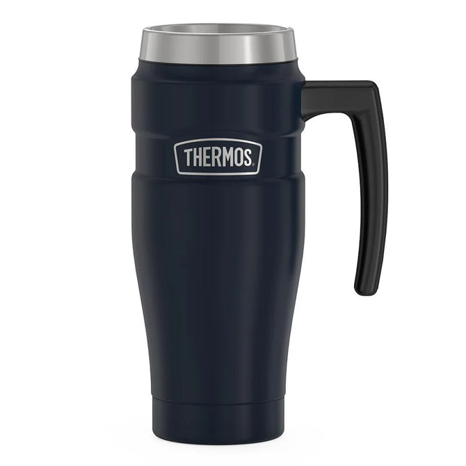 variant:46532961599680 16 oz Stainless Steel Travel Mug Matte Midnight Blue