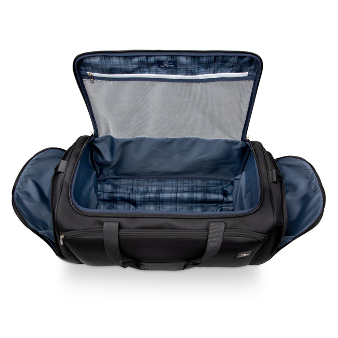 variant:45647796928704 Sigma 7.0 Softside Large Rolling Duffel Black