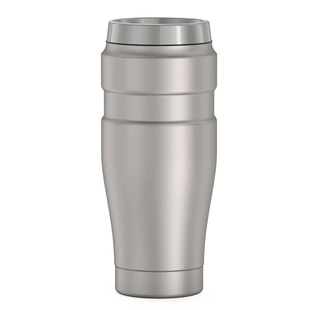 variant:46530409267392 16 oz Stainless Steel  Travel Tumbler Matte Stainless Steel