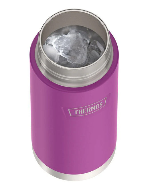 variant:46488642945216 Thermos 18 oz Stainless Steel Kids Water Bottle w/ Spout Lid Plum
