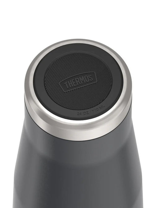 variant:43736988451008 Thermos 24oz Icon Stainless Steel Cold Cup w/ Slide Lock Granite