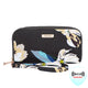 variant:46347171332288 Travelon RFID Blocking Double Zip Clutch Wallet Midnight Floral