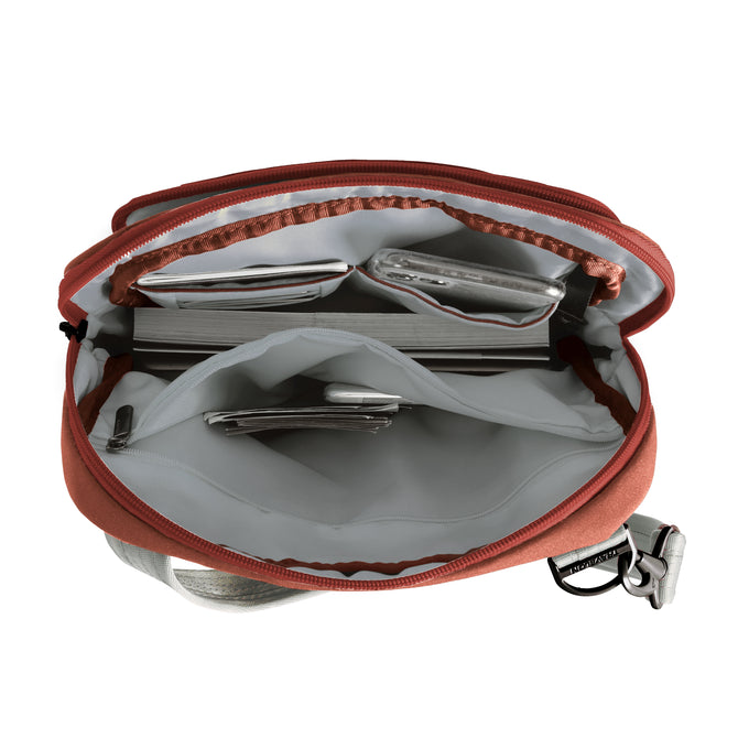 variant:46207564382400 Travelon The Voyages Anti-Theft Slim Bag Terracota