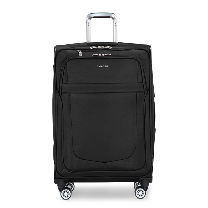 variant:43716921721024 RBH Hermosa Softside Medium Checked Spinner Luggage Black