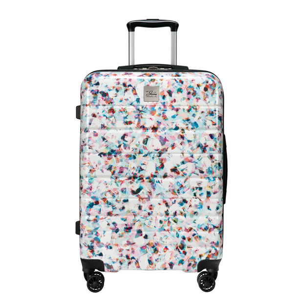 variant:45648094986432 Skyway Epic 2.0 Hardside Medium Checked Spinner Luggage Royal Confetti