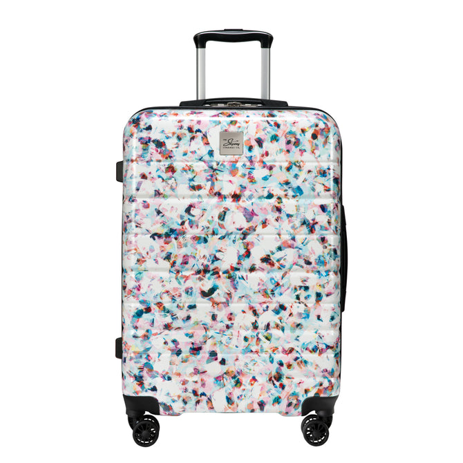 variant:45648094986432 Skyway Epic 2.0 Hardside Medium Checked Spinner Luggage Royal Confetti