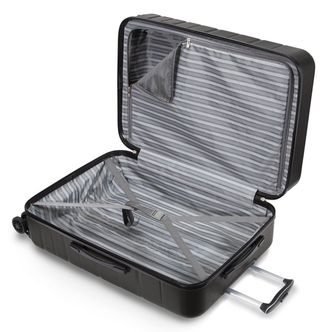 variant:43717522555072 Skyway Epic 2.0 Hardside Large Checked Spinner Luggage Midnight