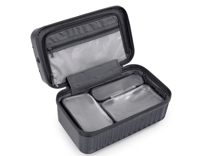 variant:43846928466112 Heys America Luxe Beauty Case Gunmetal