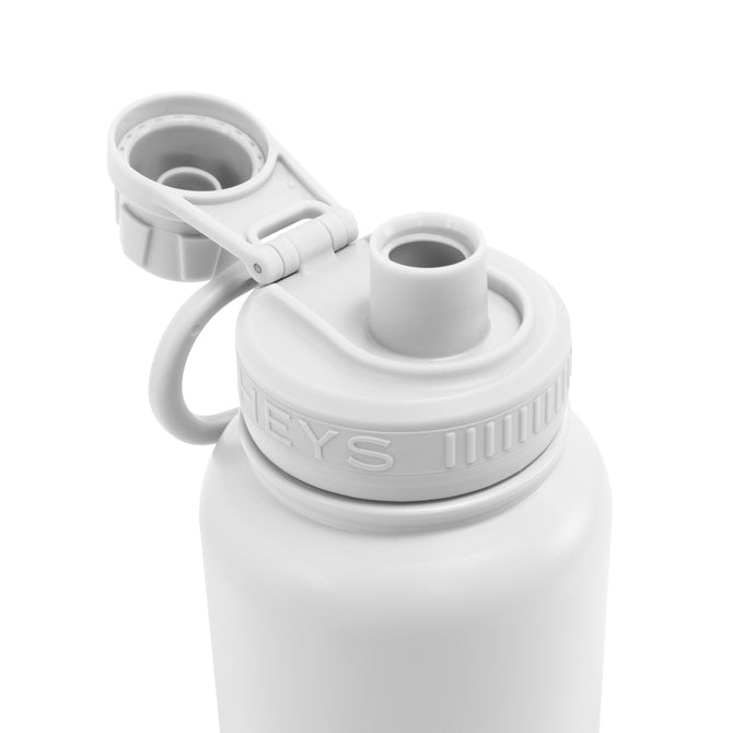 variant:46559214141632 The Aqua 32oz Water Bottle White