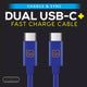 Dual USB-C Connector Cable (2M)