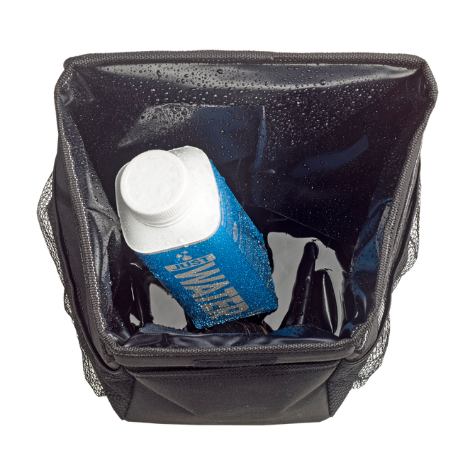 variant:43653289246912 Stashaway Console & Headrest Trash Bin Black