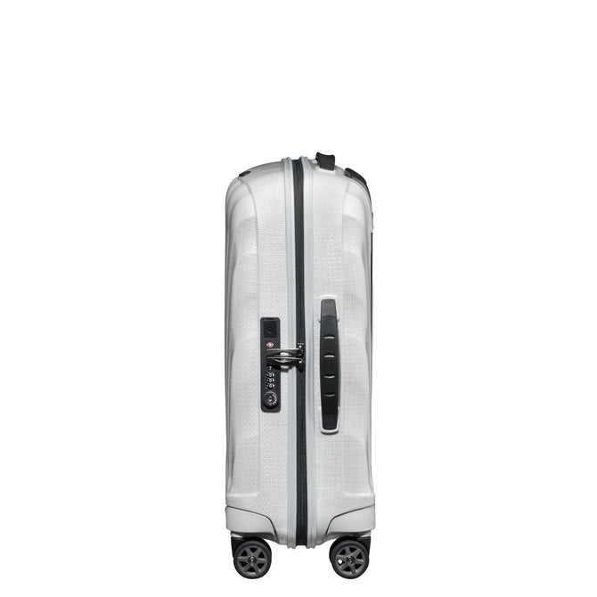 variant:43670272475328 Samsonite C-Lite Carry-On Spinner Off White