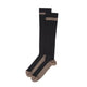 variant:42999211655360 travelon Medium Copper Infused Compression Socks black
