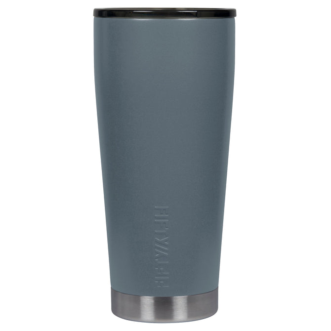 variant:42580705214656 FIFTY/FIFTY 20oz Insulated Tumbler with Slide Lid - Slate Grey