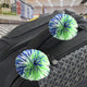 variant:42781240590528 Smooth Trip Zangles Bag Tags - 2 Pack - Blue/Green/White