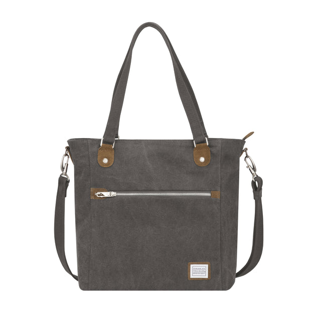 variant:42133988114624 Anti-Theft Heritage Tote - Pewter