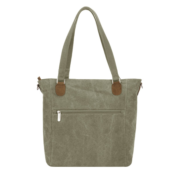 variant:42133988081856 Anti-Theft Heritage Tote - Sage