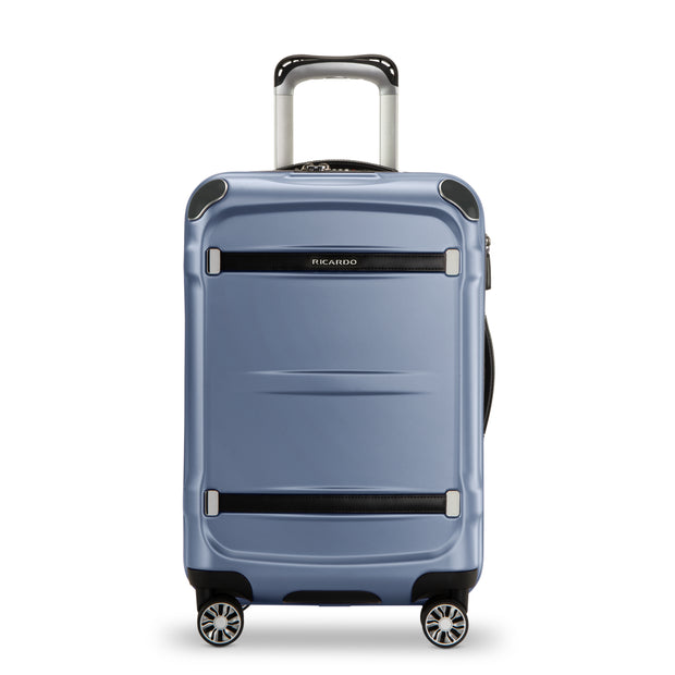 variant:45220052238528 RBH Rodeo Drive 2.0 Hardside Carry-On Spinner Luggage Silver Blue