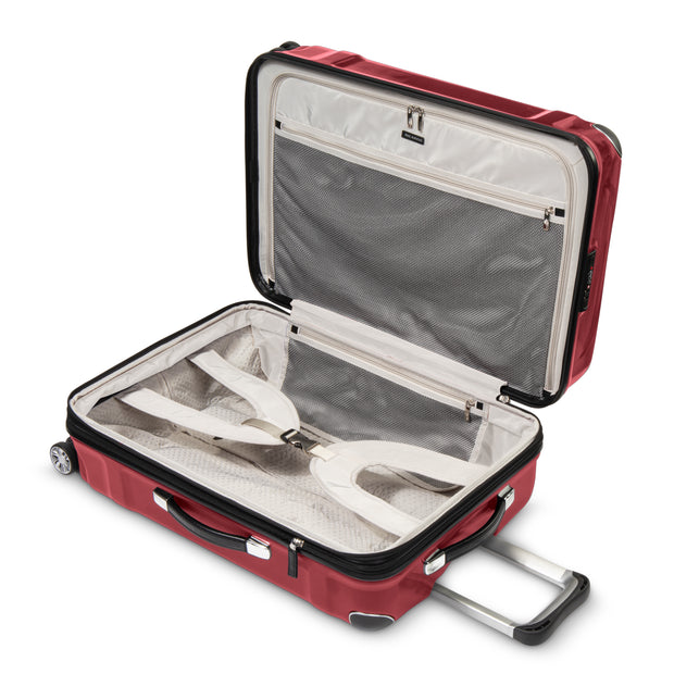 variant:47588323393728 RBH Rodeo Drive 2.0 Hardside Medium Checked Spinner Luggage Crimson