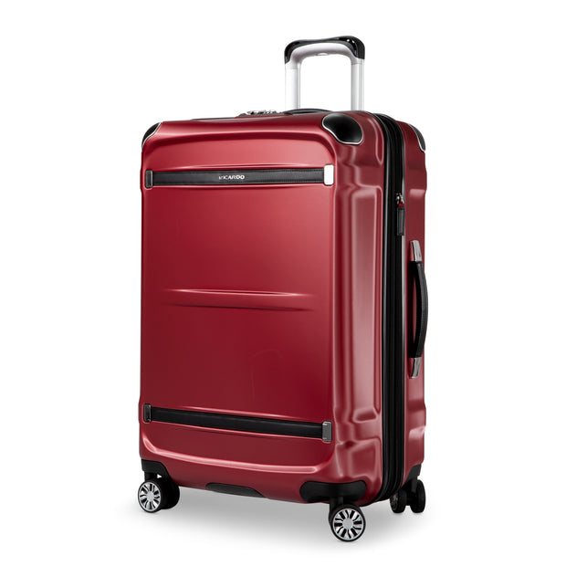 variant:47588323393728 RBH Rodeo Drive 2.0 Hardside Medium Checked Spinner Luggage Crimson