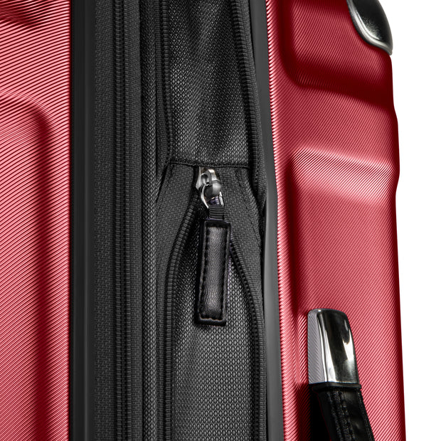 variant:47588377395392 RBH Rodeo Drive 2.0 Hardside Large Checked Spinner Luggage Crimson