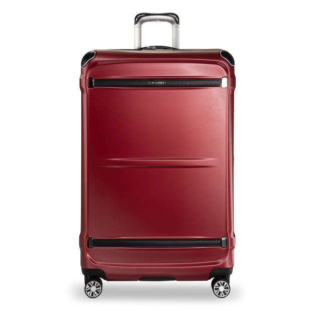 variant:47588377395392 RBH Rodeo Drive 2.0 Hardside Large Checked Spinner Luggage Crimson