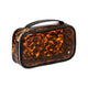 variant:43892410974400 SJ Claire Medium Makeup Case Tortoise