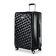 variant:43709082534080 RBH Melrose Hardside Medium Checked Spinner Luggage Black