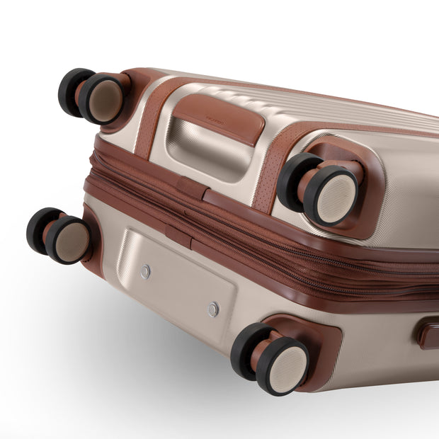 variant:47589298536640 RBH Montecito 2.0 Hardside Carry-On Spinner Luggage Hunter Champagne