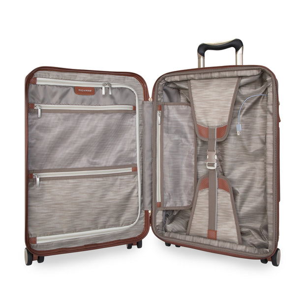 variant:47589298536640 RBH Montecito 2.0 Hardside Carry-On Spinner Luggage Hunter Champagne