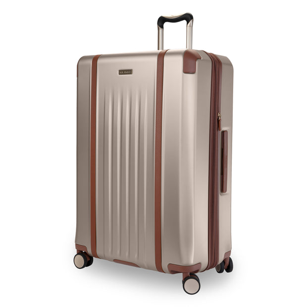 variant:47589368692928 RBH Montecito 2.0 Large Checked Spinner Luggage Hunter Champagne