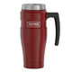 variant:46532961632448 16 oz Stainless Steel Travel Mug Matte Red
