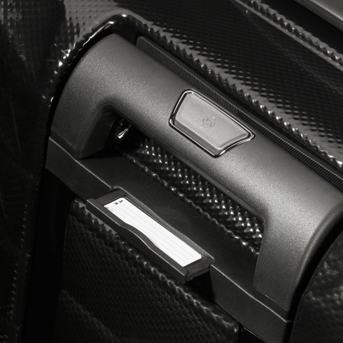 variant:44550565953728 Samsonite Proxis Medium Checked Spinner Black