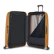 variant:44550608289984 Samsonite Proxis Large Checked Spinner Gold