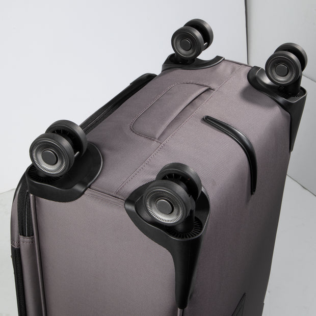 variant:47606538797248 Ricardo Beverly Hills Montecito 3.0 Softside Large Checked Luggage French Grey