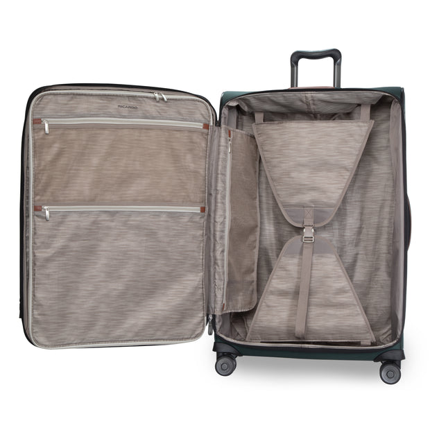 variant:47606538797248 Ricardo Beverly Hills Montecito 3.0 Softside Large Checked Luggage French Grey