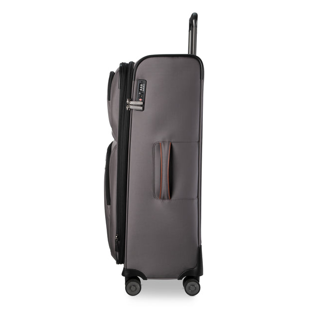variant:47606538797248 Ricardo Beverly Hills Montecito 3.0 Softside Large Checked Luggage French Grey