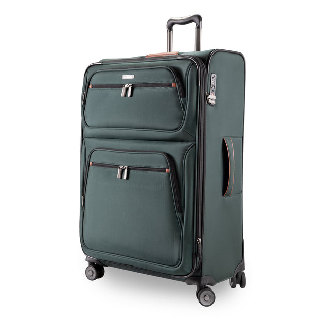 variant:47606538764480 Ricardo Beverly Hills Montecito 3.0 Softside Large Checked Luggage Hunter Green