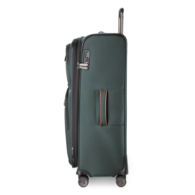 variant:47606538764480 Ricardo Beverly Hills Montecito 3.0 Softside Large Checked Luggage Hunter Green