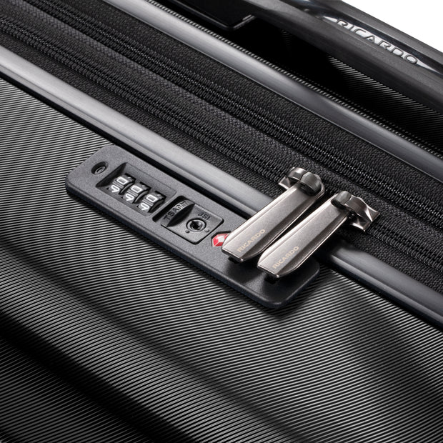 variant:47607568138432 Brentwood Hardside Expandable Carry-On Luggage Onyx