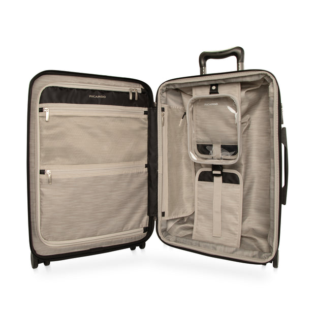 variant:47607568171200 Brentwood Hardside Expandable Carry-On Luggage Blue