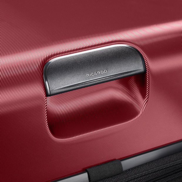 variant:47607568203968 Brentwood Hardside Expandable Carry-On Luggage Crimson