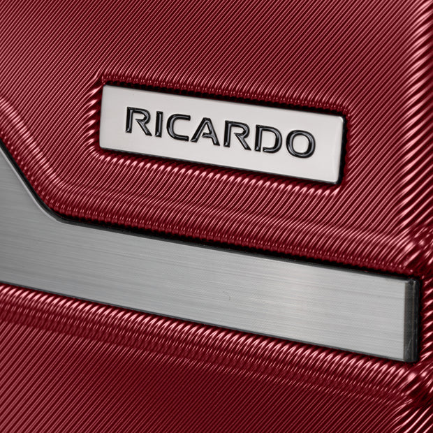 variant:47607568203968 Brentwood Hardside Expandable Carry-On Luggage Crimson