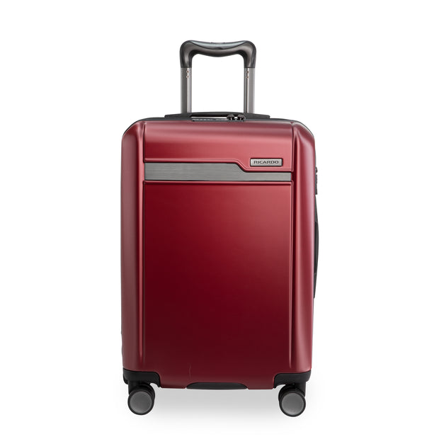 variant:47607568203968 Brentwood Hardside Expandable Carry-On Luggage Crimson