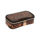 variant:43892410974400 SJ Claire Medium Makeup Case Tortoise