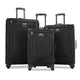 variant:44624296116416 American Tourister pop max luggage set Black